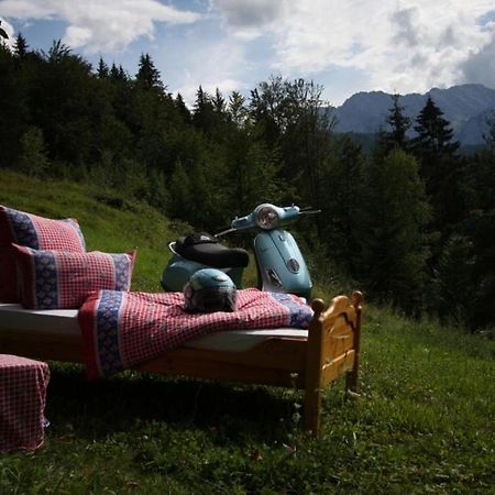 Berghaus Alpenland Apartment Klais Bagian luar foto